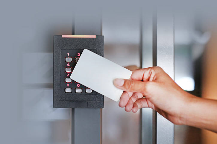 Key card scanners